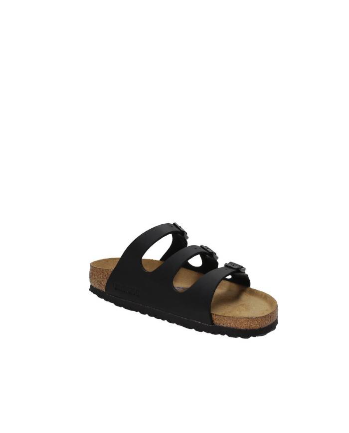 Birkenstock Florida.053013 Sandalo Florida tre cinturini in Birko-Flor® Nero Birkenstock Florida.053013 Sandalo Florida tre cinturini in Birko-Flor® Nero