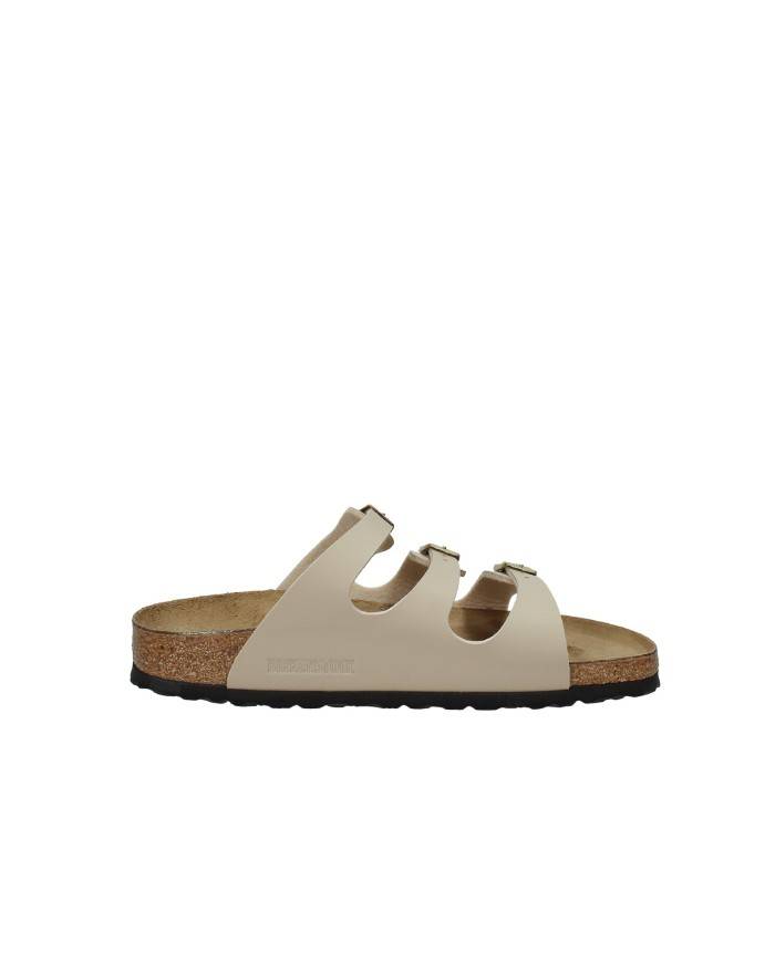 Birkenstock Florida.1029265 Sandalo Florida tre cinturini in Birko-Flor® Sabbia Birkenstock Florida.1029265 Sandalo Florida tre cinturini in Birko-Flor® Sabbia