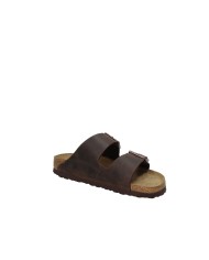 Birkenstock Sandalo Soft Footbed in nabuk ingrassato Testa Moro ARI... Birkenstock Sandalo Soft Footbed in nabuk ingrassato Testa Moro ARI...