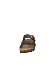 Birkenstock Sandalo Soft Footbed in nabuk ingrassato Testa Moro ARI... Birkenstock Sandalo Soft Footbed in nabuk ingrassato Testa Moro ARI...