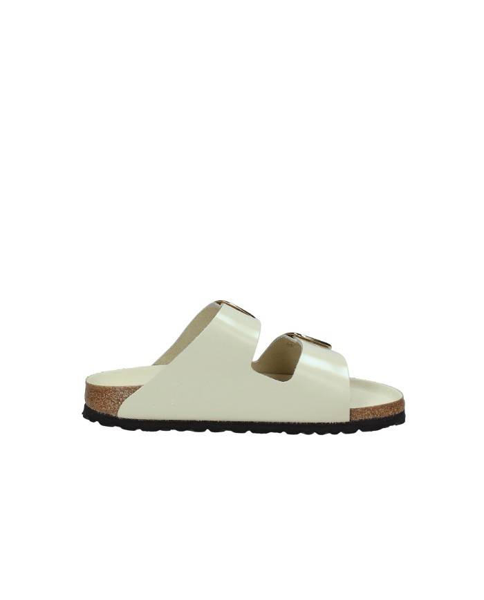 Birkenstock Arizona big.1026128 Sandalo Arizona Big Buckle in pelle naturale laccata Off White Birkenstock Arizona big.1026128 Sandalo Arizona Big Buckle in pelle naturale laccata Off White
