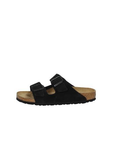 Birkenstock Arizona.951323 Sandalo Arizona Soft Footbed in pelle scamosciata Nero Birkenstock Arizona.951323 Sandalo Arizona Soft Footbed in pelle scamosciata Nero