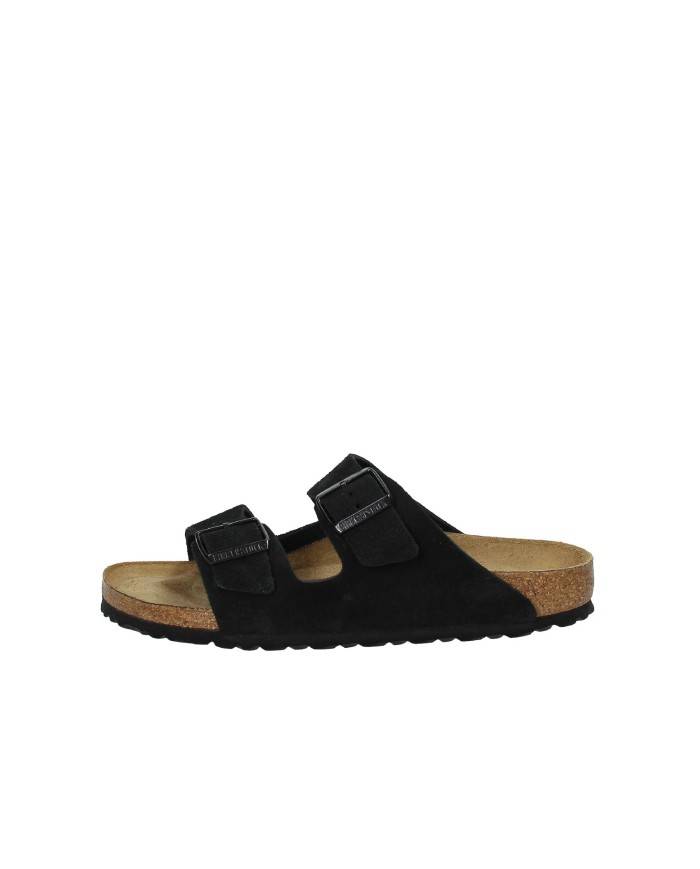 Birkenstock Arizona.951323 Sandalo Arizona Soft Footbed in pelle scamosciata Nero Birkenstock Arizona.951323 Sandalo Arizona Soft Footbed in pelle scamosciata Nero