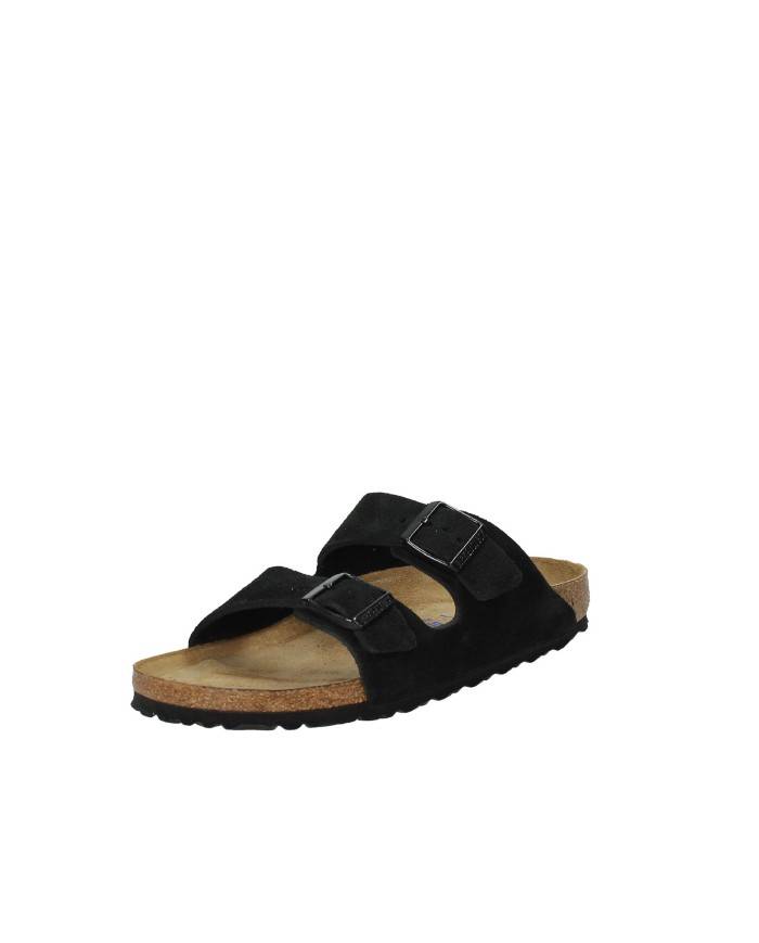 Birkenstock Arizona.951323 Sandalo Arizona Soft Footbed in pelle scamosciata Nero Birkenstock Arizona.951323 Sandalo Arizona Soft Footbed in pelle scamosciata Nero