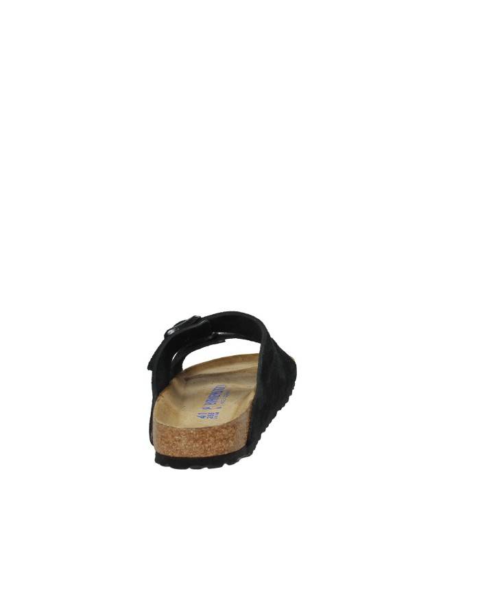 Birkenstock Arizona.951323 Sandalo Arizona Soft Footbed in pelle scamosciata Nero Birkenstock Arizona.951323 Sandalo Arizona Soft Footbed in pelle scamosciata Nero