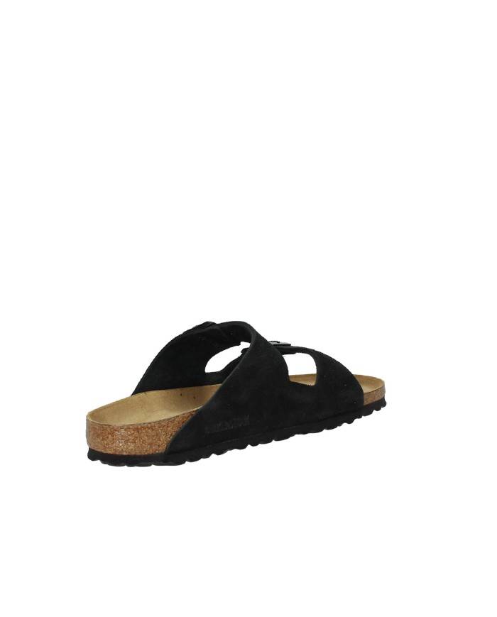 Birkenstock Arizona.951323 Sandalo Arizona Soft Footbed in pelle scamosciata Nero Birkenstock Arizona.951323 Sandalo Arizona Soft Footbed in pelle scamosciata Nero