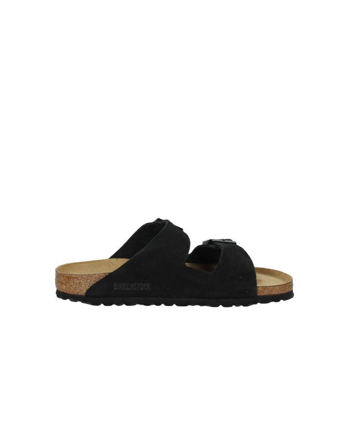 Birkenstock Arizona.951323 Sandalo Arizona Soft Footbed in pelle scamosciata Nero Birkenstock Arizona.951323 Sandalo Arizona Soft Footbed in pelle scamosciata Nero