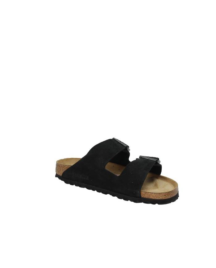 Birkenstock Arizona.951323 Sandalo Arizona Soft Footbed in pelle scamosciata Nero Birkenstock Arizona.951323 Sandalo Arizona Soft Footbed in pelle scamosciata Nero