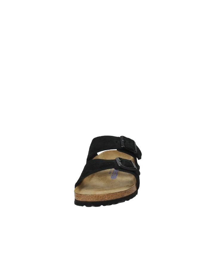 Birkenstock Arizona.951323 Sandalo Arizona Soft Footbed in pelle scamosciata Nero Birkenstock Arizona.951323 Sandalo Arizona Soft Footbed in pelle scamosciata Nero