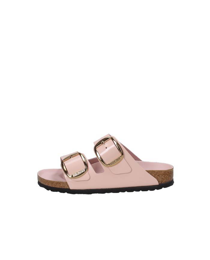 Birkenstock Arizona big.1029392 Sandalo doppia fibbia Arizona Big Buckle in pelle laccata Rosa Birkenstock Arizona big.1029392 Sandalo doppia fibbia Arizona Big Buckle in pelle laccata Rosa