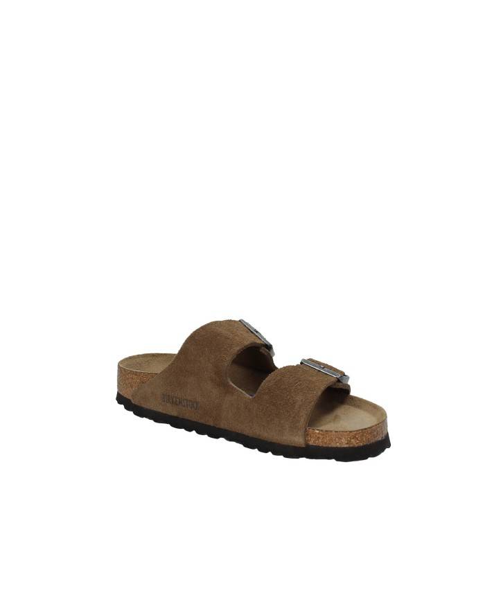 Birkenstock Arizona.1030865 Sandalo Arizona soft fusbet in camoscio Tabacco Birkenstock Arizona.1030865 Sandalo Arizona soft fusbet in camoscio Tabacco