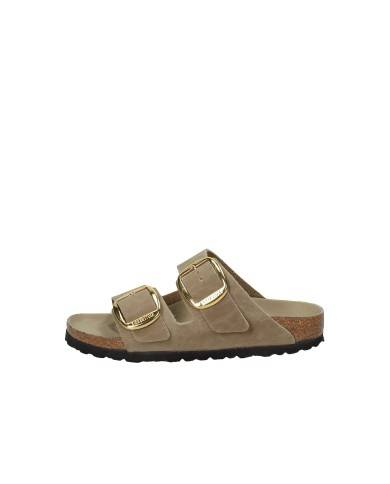Birkenstock Arizona big.1030395 Sandalo Arizona Big Buckle in nabuk oliato Taupe Birkenstock Arizona big.1030395 Sandalo Arizona Big Buckle in nabuk oliato Taupe