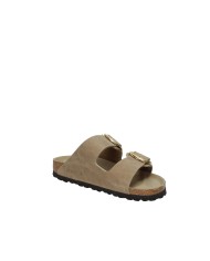 Birkenstock Arizona big.1030395 Sandalo Arizona Big Buckle in nabuk oliato Taupe