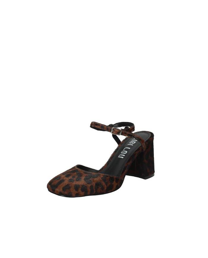 Bibi Lou 693z91vk Slingback alta con cinturino alla caviglia in cavallino Leopardo Bibi Lou 693z91vk Slingback alta con cinturino alla caviglia in cavallino Leopardo