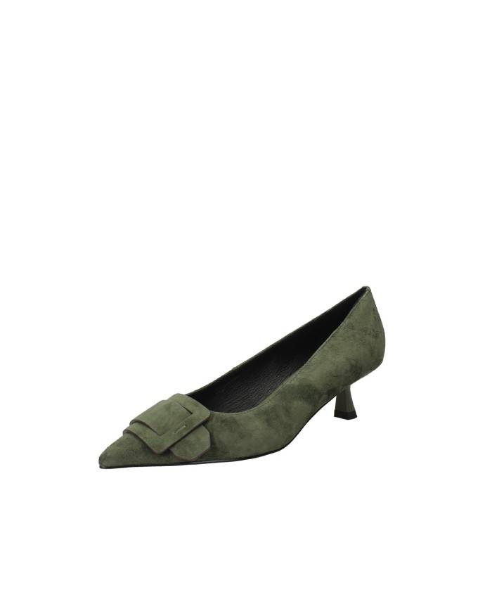 Bibi Lou 636z30vk Decollété in camoscio Verde Militare Bibi Lou 636z30vk Decollété in camoscio Verde Militare