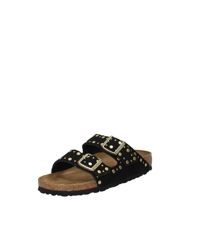 Birkenstock Arizona Rivet.1030348 Sandalo Arizona con rivetti in camoscio Nero Birkenstock Arizona Rivet.1030348 Sandalo Arizona con rivetti in camoscio Nero