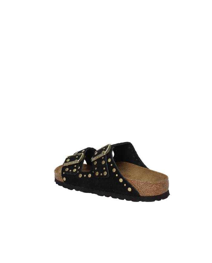 Birkenstock Arizona Rivet.1030348 Sandalo Arizona con rivetti in camoscio Nero Birkenstock Arizona Rivet.1030348 Sandalo Arizona con rivetti in camoscio Nero