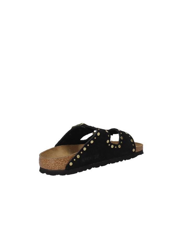 Birkenstock Arizona Rivet.1030348 Sandalo Arizona con rivetti in camoscio Nero Birkenstock Arizona Rivet.1030348 Sandalo Arizona con rivetti in camoscio Nero