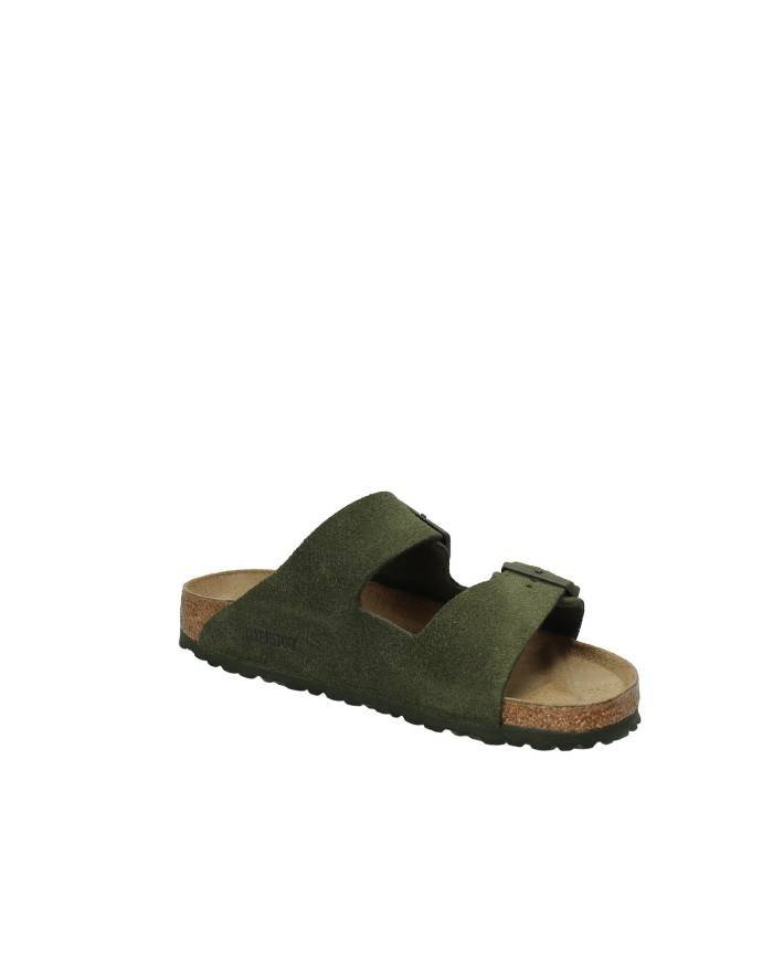 Birkenstock Sandalo basso in camoscio Verde Timo ARIZONA.1025720 Nu... Birkenstock Sandalo basso in camoscio Verde Timo ARIZONA.1025720 Nu...