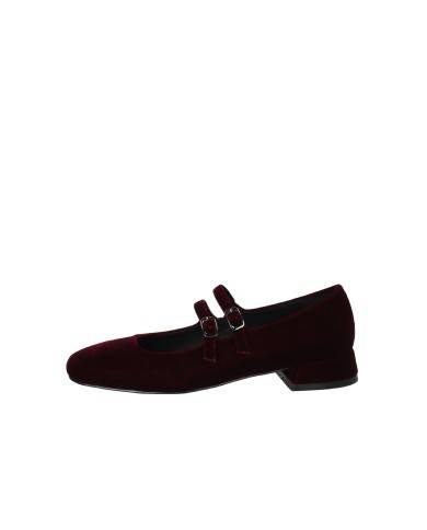 Bibi Lou 628z70vk Scarpa bassa Mary Jane due cinturini in velluto Bordeaux Bibi Lou 628z70vk Scarpa bassa Mary Jane due cinturini in velluto Bordeaux