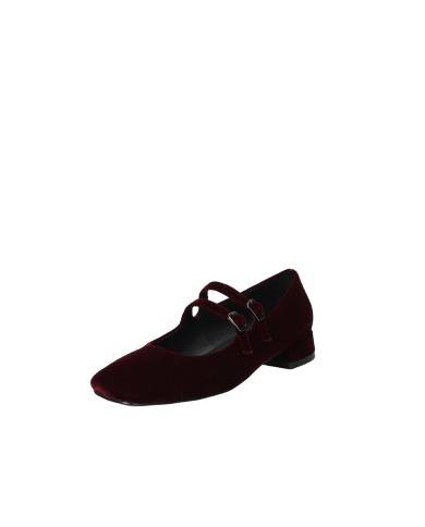 Bibi Lou 628z70vk Scarpa bassa Mary Jane due cinturini in velluto Bordeaux Bibi Lou 628z70vk Scarpa bassa Mary Jane due cinturini in velluto Bordeaux
