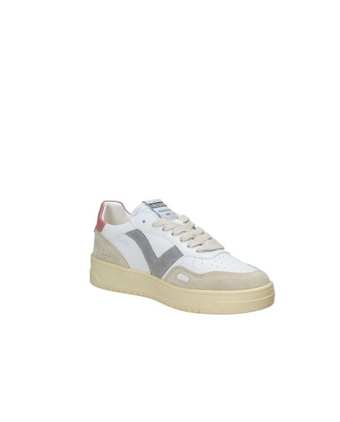 Victoria 1257101 Sneaker donna in pelle e camoscio Bianco e Grigio