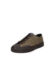 Superga 2432 Sneaker uomo Artifact patchwork in lana Multi Moro