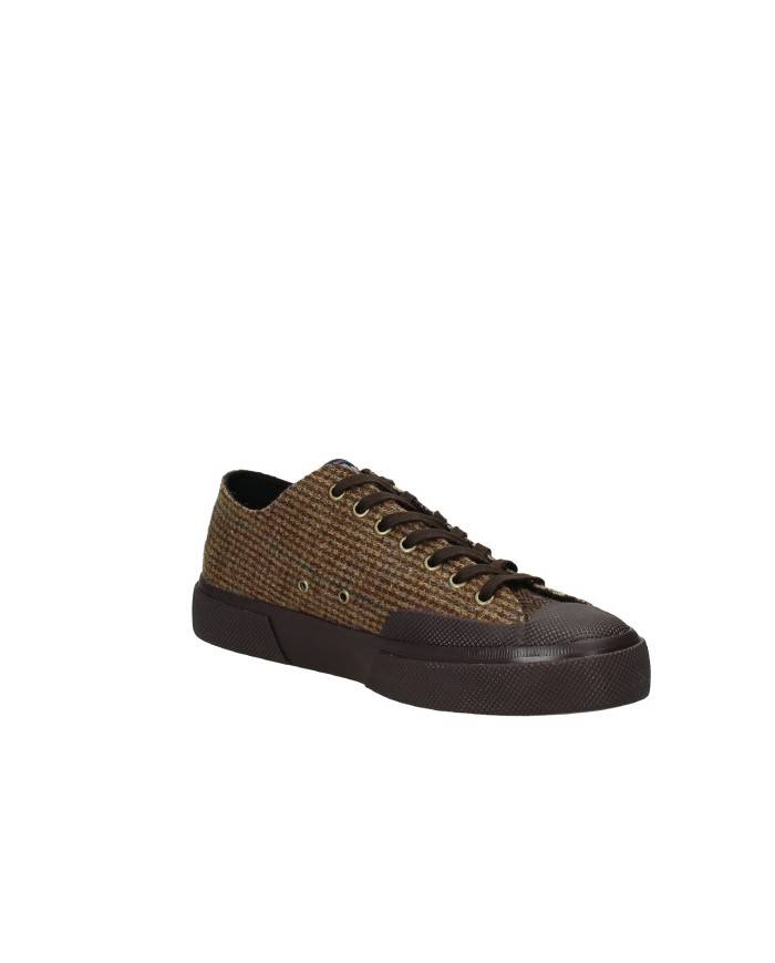 Superga 2432 Sneaker uomo Artifact patchwork in lana Multi Moro