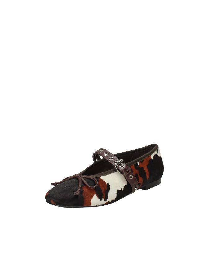 Bibi Lou 730z91vk Ballerina con cinturino e borchie in cavallino stampato Multi Moro Bibi Lou 730z91vk Ballerina con cinturino e borchie in cavallino stampato Multi Moro