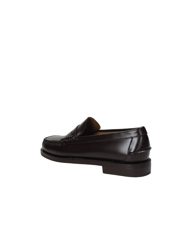 Sebago Classic Dan.M Mocassino uomo "penny loafer beefroll" in pelle spazzolata liscia Testa Moro