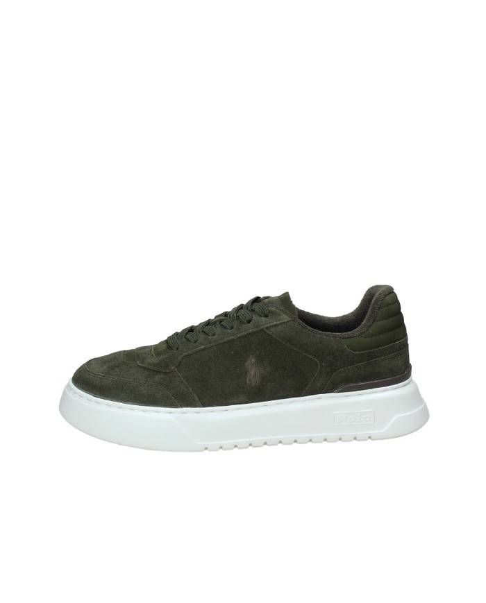 Polo Ralph Lauren Rlite Sport Sneaker uomo in camoscio Verde Militare Polo Ralph Lauren Rlite Sport Sneaker uomo in camoscio Verde Militare