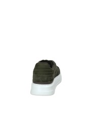 Polo Ralph Lauren Rlite Sport Sneaker uomo in camoscio Verde Militare