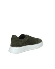 Polo Ralph Lauren Rlite Sport Sneaker uomo in camoscio Verde Militare