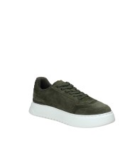 Polo Ralph Lauren Rlite Sport Sneaker uomo in camoscio Verde Militare