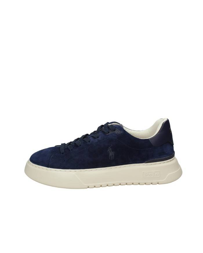 Polo Ralph Lauren Rlite Court Sneaker uomo in camoscio e pelle Blu Polo Ralph Lauren Rlite Court Sneaker uomo in camoscio e pelle Blu