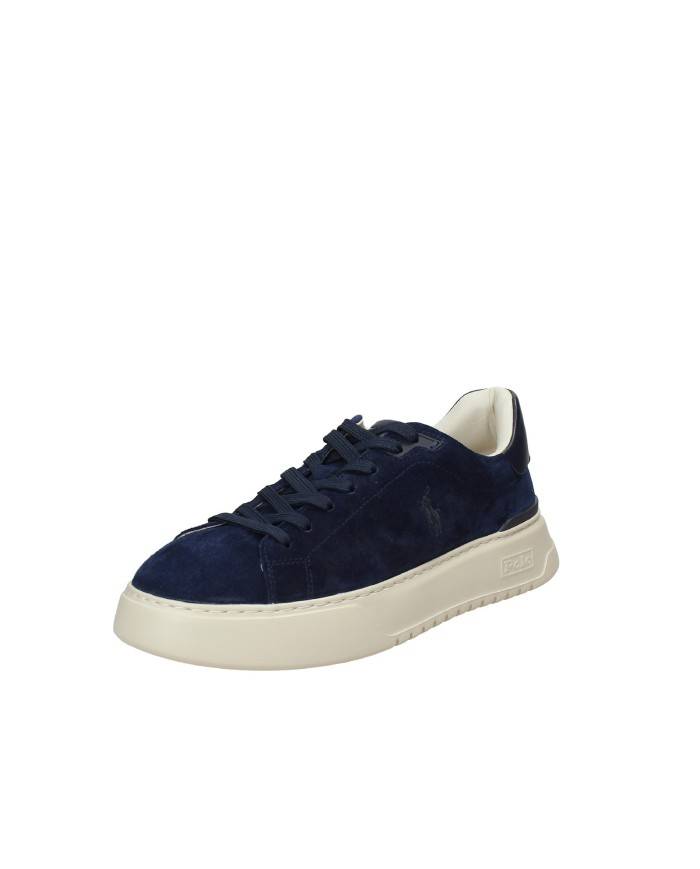 Polo Ralph Lauren Rlite Court Sneaker uomo in camoscio e pelle Blu Polo Ralph Lauren Rlite Court Sneaker uomo in camoscio e pelle Blu