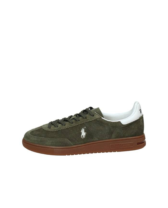Polo Ralph Lauren Bedford PP Sneaker uomo in camoscio Verde Militare Polo Ralph Lauren Bedford PP Sneaker uomo in camoscio Verde Militare
