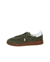 Polo Ralph Lauren Bedford PP Sneaker uomo in camoscio Verde Militare