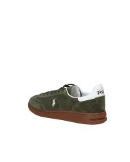 Polo Ralph Lauren Bedford PP Sneaker uomo in camoscio Verde Militare