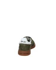 Polo Ralph Lauren Bedford PP Sneaker uomo in camoscio Verde Militare