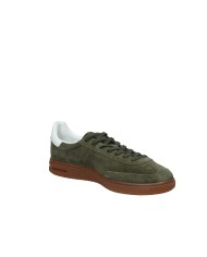 Polo Ralph Lauren Bedford PP Sneaker uomo in camoscio Verde Militare