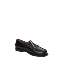 Sebago Madison.W Mocassino donna punta squadrata in pelle spazzolata Nero