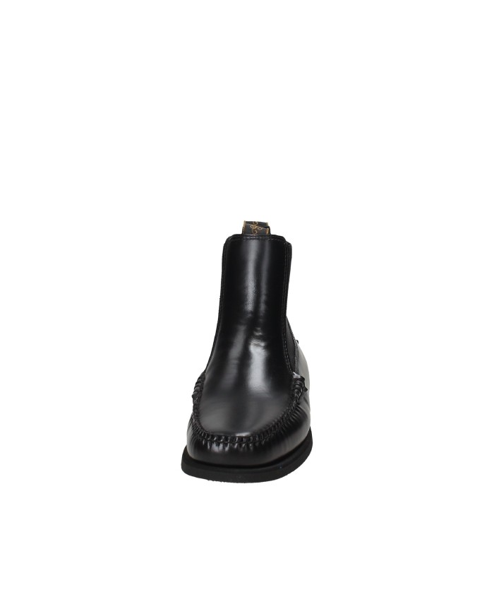 Sebago Calliope.W Tronchetto basso donna in pelle spazzolata liscia Nero