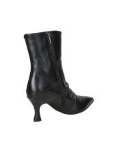 Brera 71510 Tronchetto plissettato con zip in nappa Nero Brera 71510 Tronchetto plissettato con zip in nappa Nero