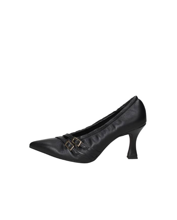 Brera 15512 Décolléte due fibbie e tacco alto in nappa Nero Brera 15512 Décolléte due fibbie e tacco alto in nappa Nero