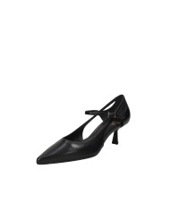 Chantal 2744 Décolleté con cinturino alla caviglia in nappa Nero Chantal 2744 Décolleté con cinturino alla caviglia in nappa Nero