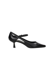 Chantal 2744 Décolleté con cinturino alla caviglia in nappa Nero Chantal 2744 Décolleté con cinturino alla caviglia in nappa Nero