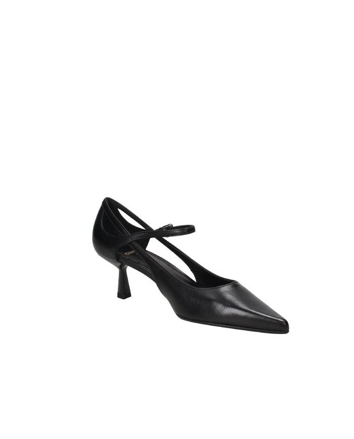 Chantal 2744 Décolleté con cinturino alla caviglia in nappa Nero