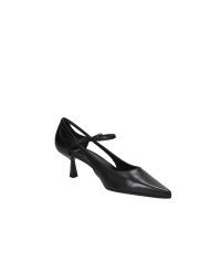 Chantal 2744 Décolleté con cinturino alla caviglia in nappa Nero Chantal 2744 Décolleté con cinturino alla caviglia in nappa Nero