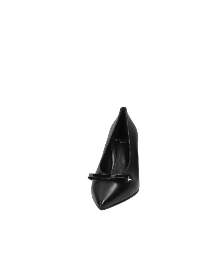 Chantal 2721 Décolleté classica con fiocco in nappa Nero Chantal 2721 Décolleté classica con fiocco in nappa Nero
